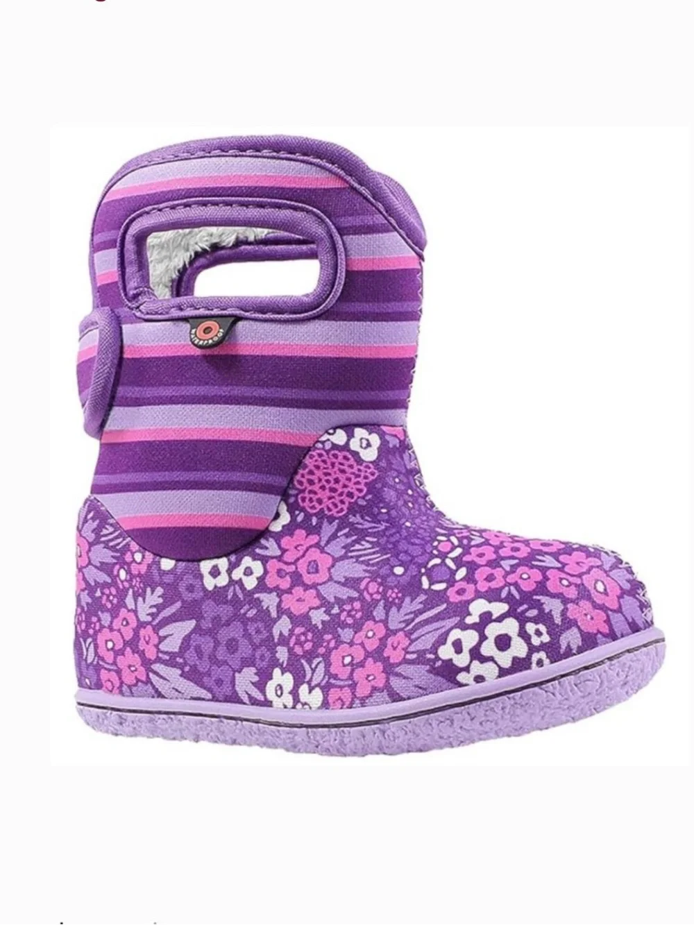 Bogs Baby NW Garden Rain Boots Purple Multi Size 8T